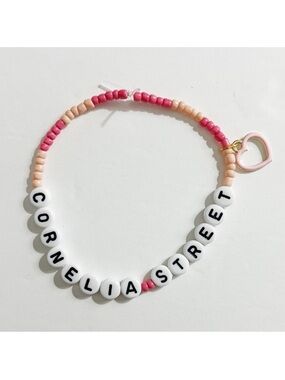 Taylor Swift Friendship Bracelet Eras Tour Cornelia Street Lover with Charm